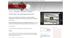 Desktop Screenshot of mlm-thewholetruth.com