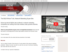 Tablet Screenshot of mlm-thewholetruth.com